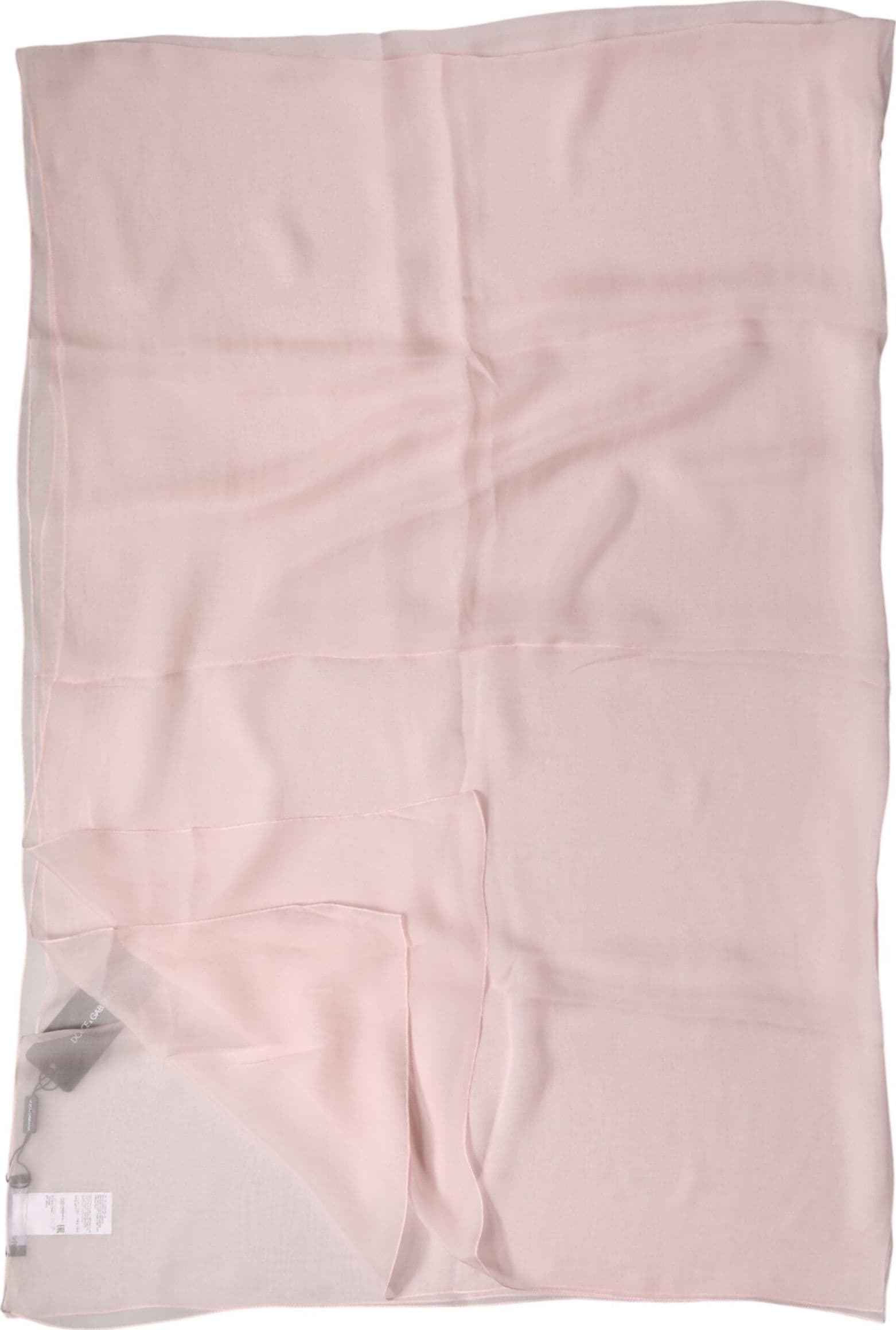 Dolce & Gabbana Light Pink Stole Silk Neck Wrap Shawl  Scarf - 2