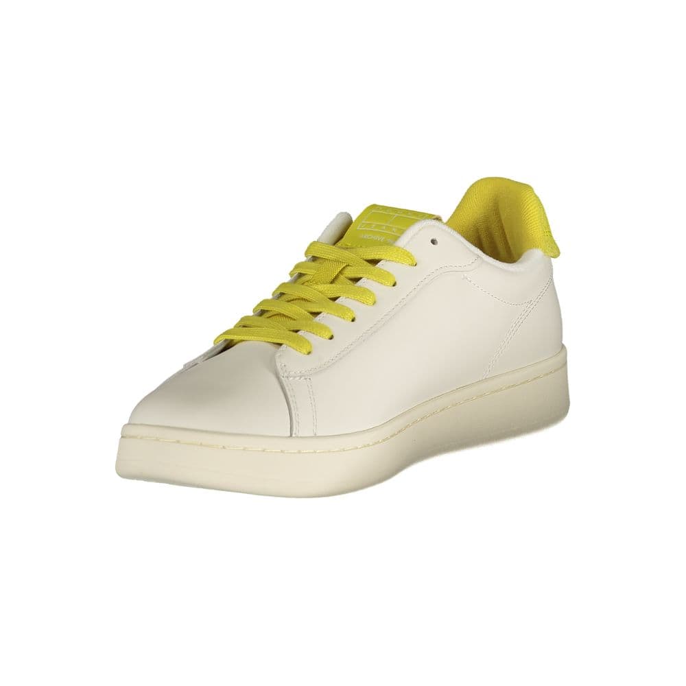 Tommy Hilfiger Bianco Polyurethane Men Sneaker - 3