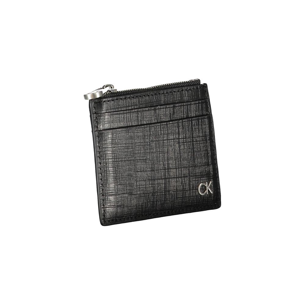 Calvin Klein Nero Leather Men Cardholder - 3
