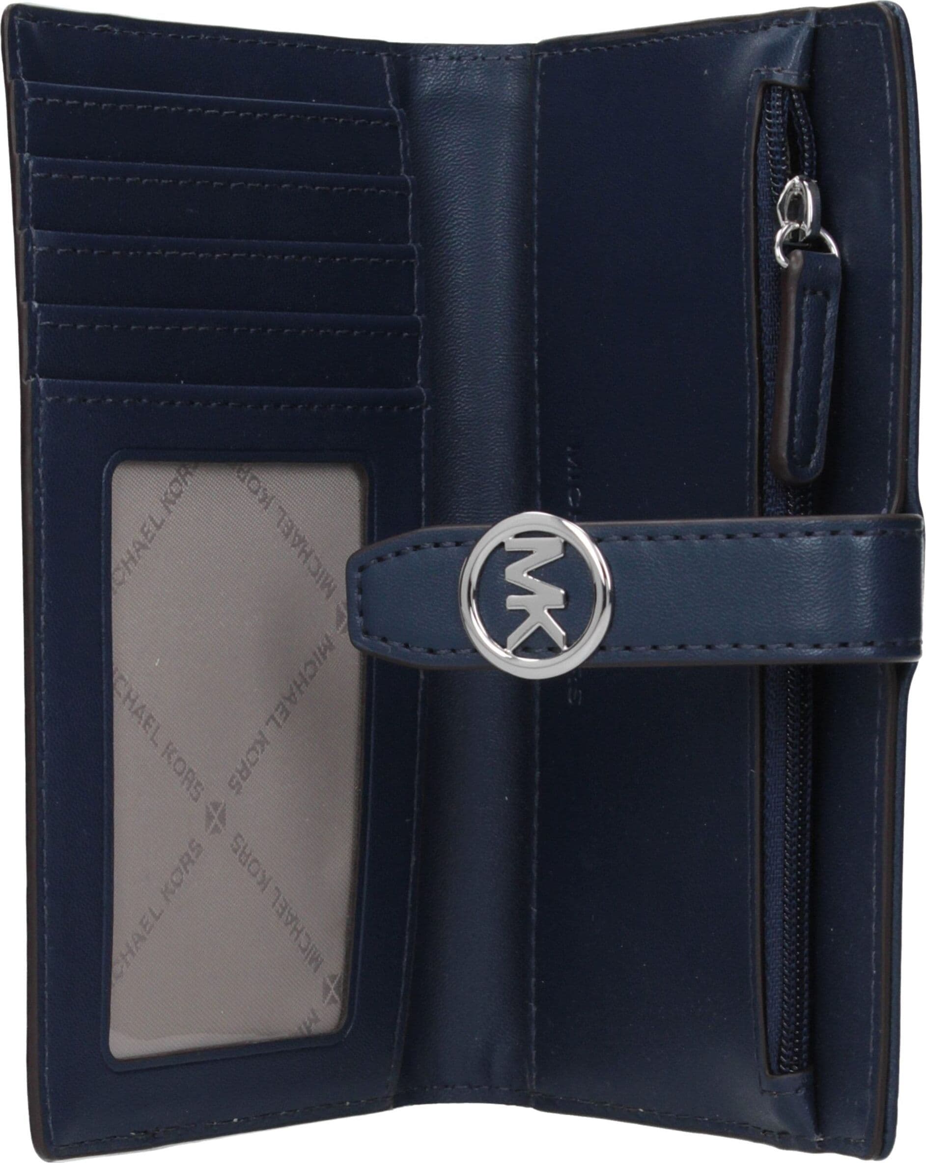 Michael Kors Blue Fabric Wallet - 3
