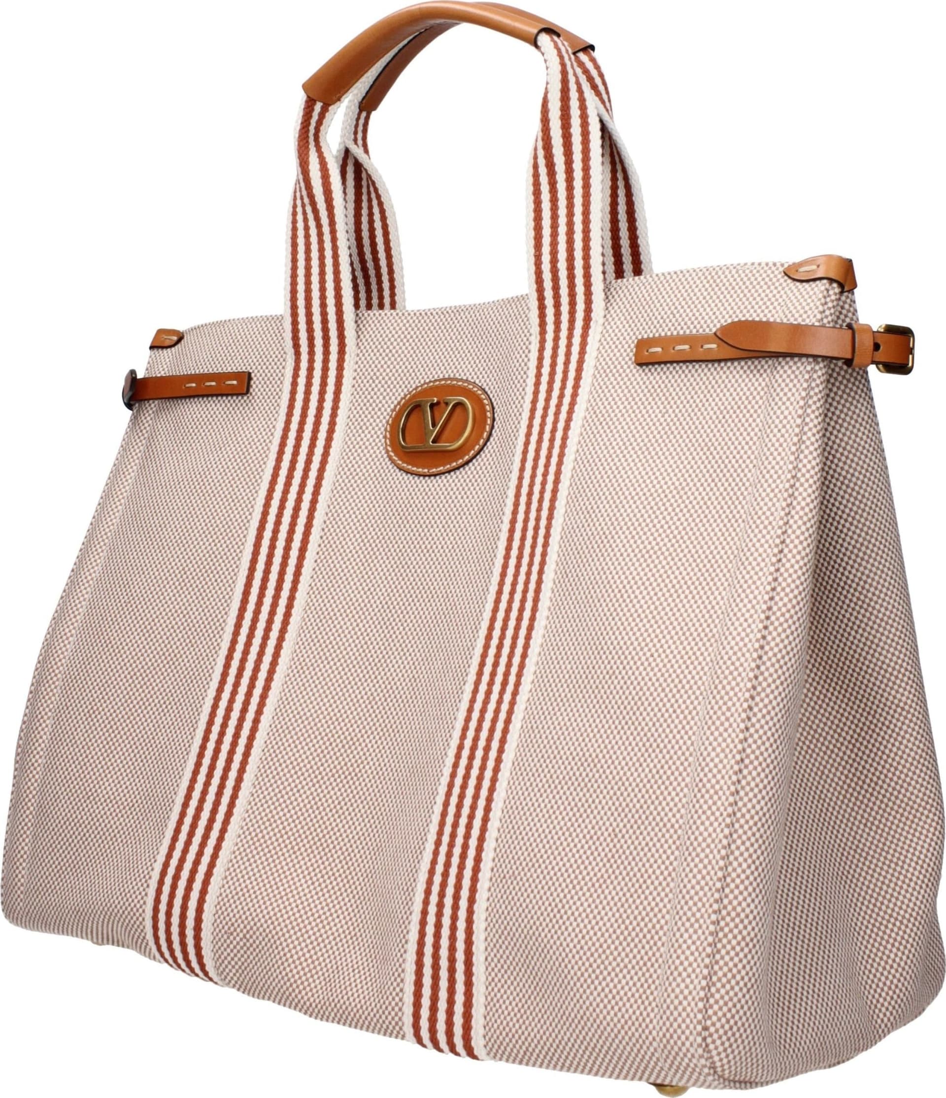 Valentino Garavani Beige Fabric Handbag - 2