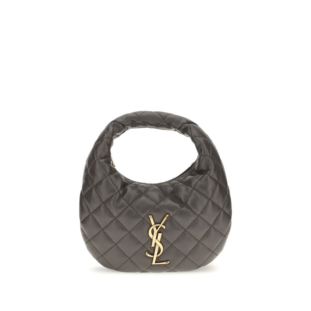 Saint Laurent Gray Lamb Ovis Aries Aries Handbag - 2