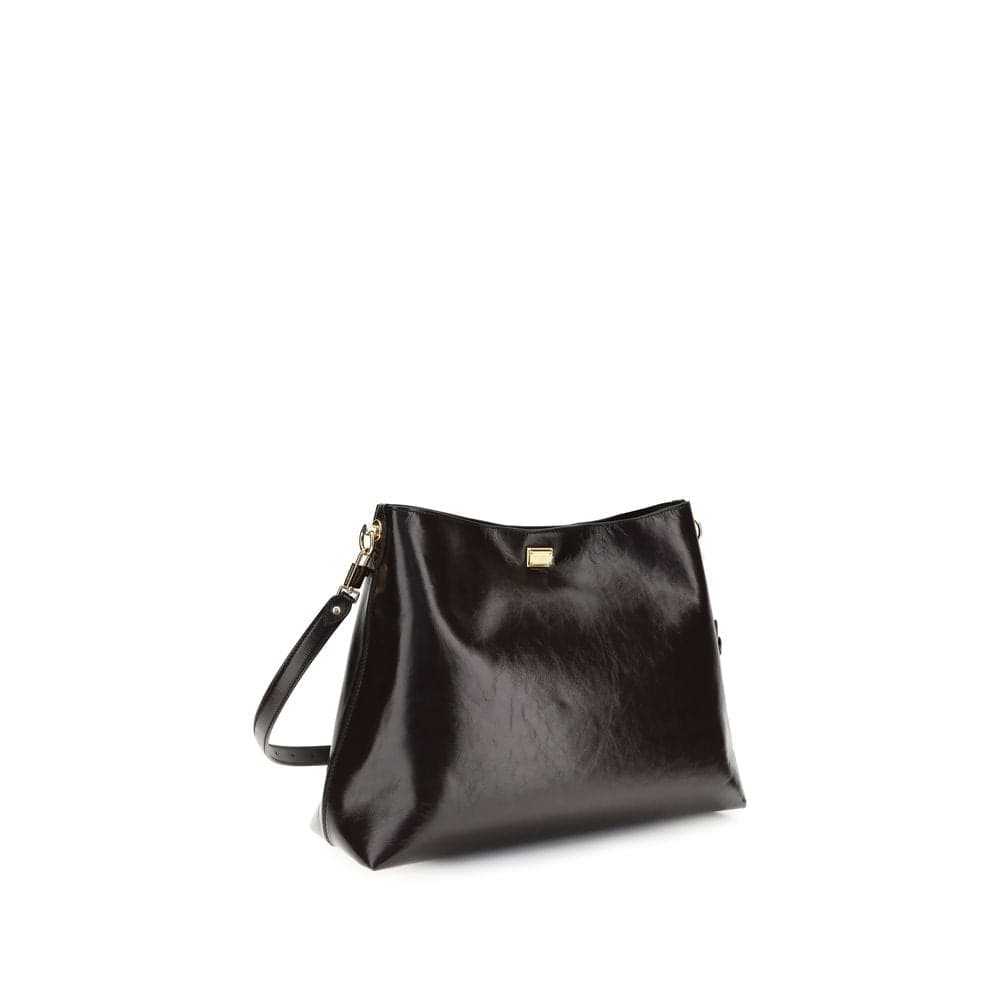 Dolce & Gabbana Brown Calf Leather Bos Taurus Shoulder Bag - 3