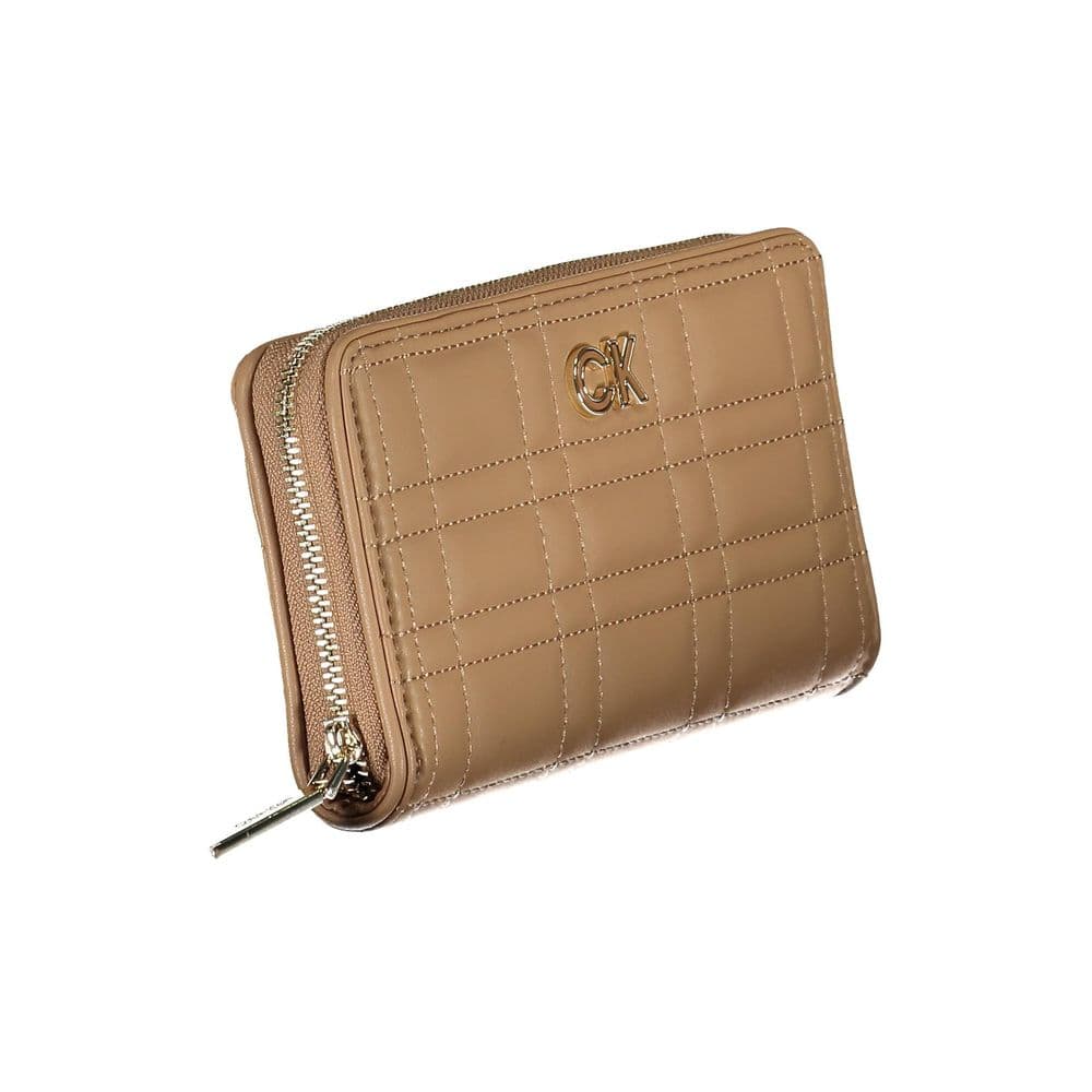 Calvin Klein Beige Polyester Women Wallet - 3