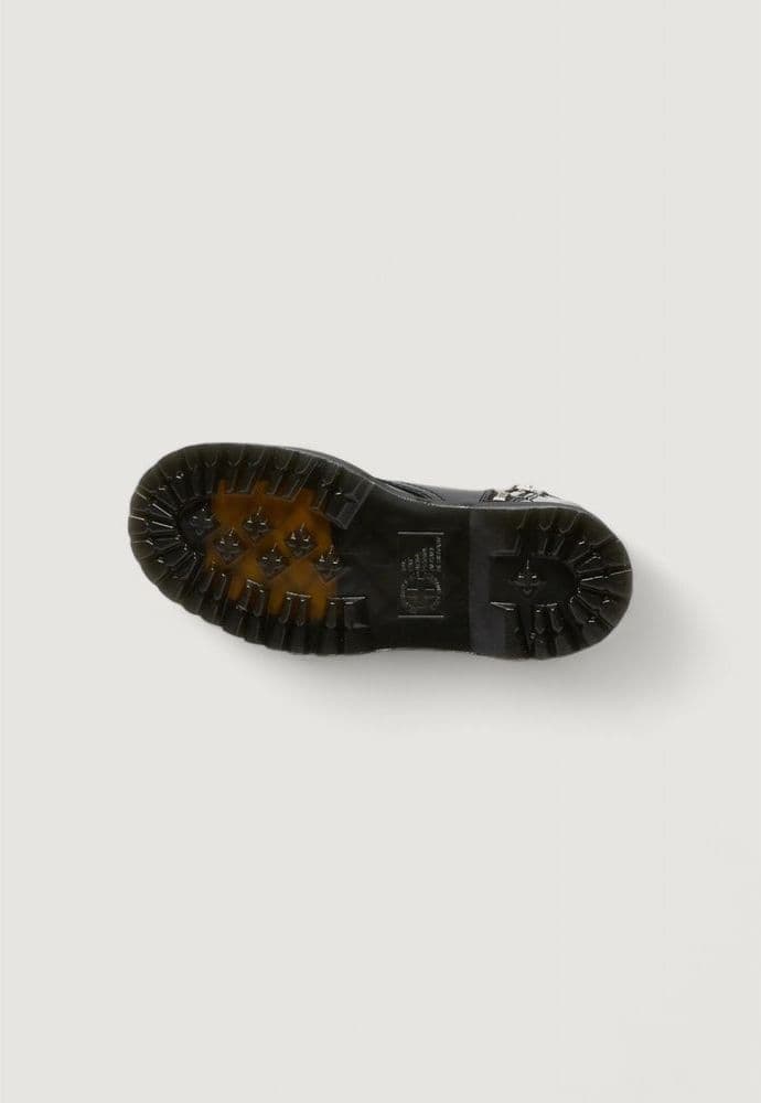 Dr. Martens Black Leather Lace-Up Boots - 5