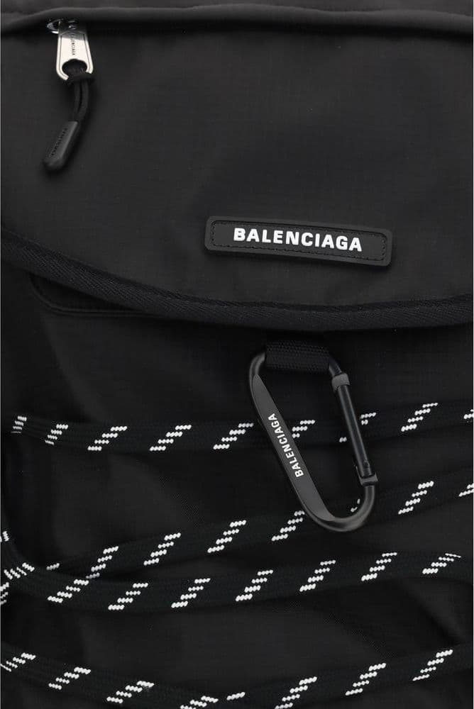 Balenciaga Black Nylon Backpack - 3
