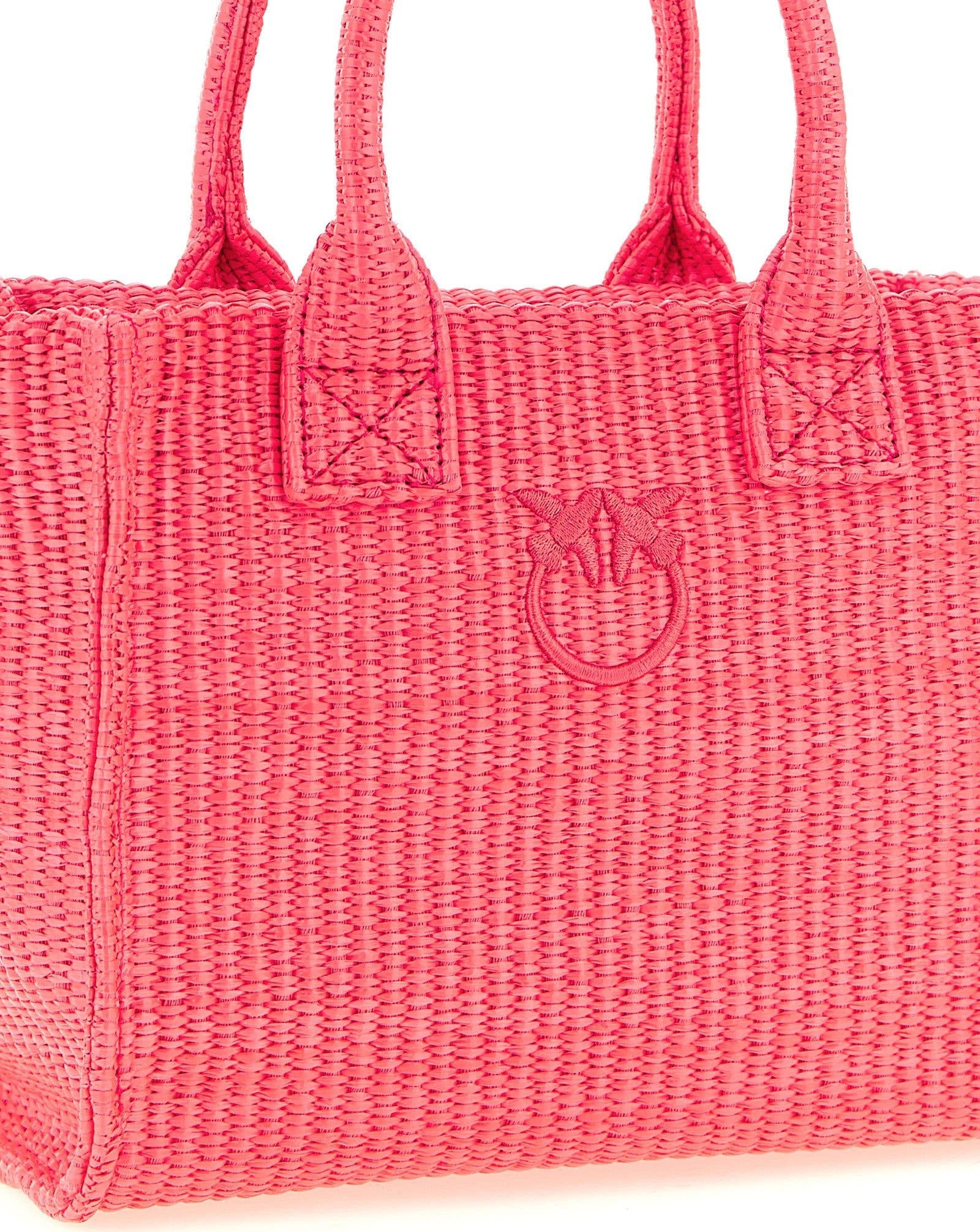 PINKO Fuchsia Polypropylene Tote Bag - 3