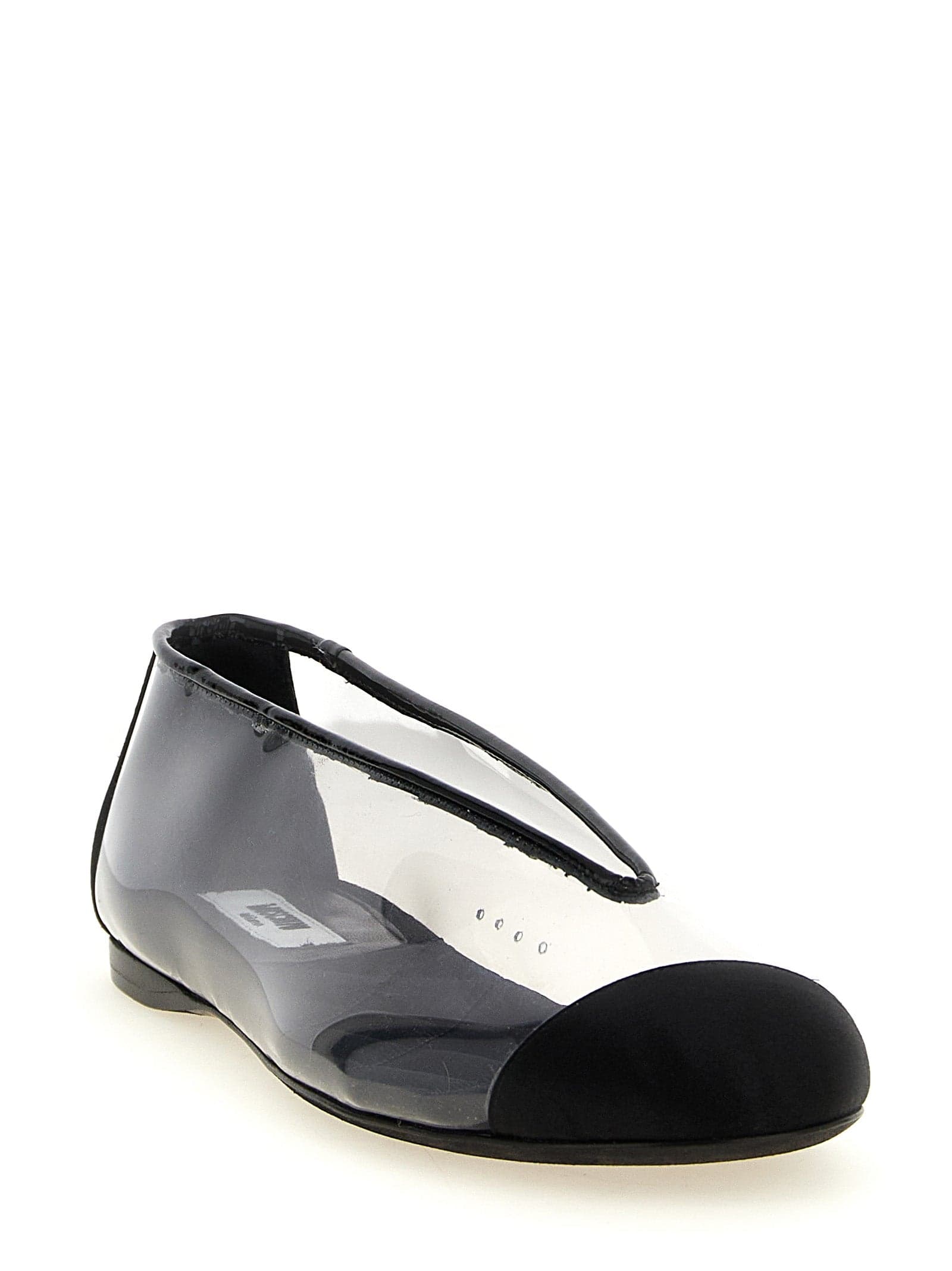 Moschino Black Pvc Ballet Flats - 2