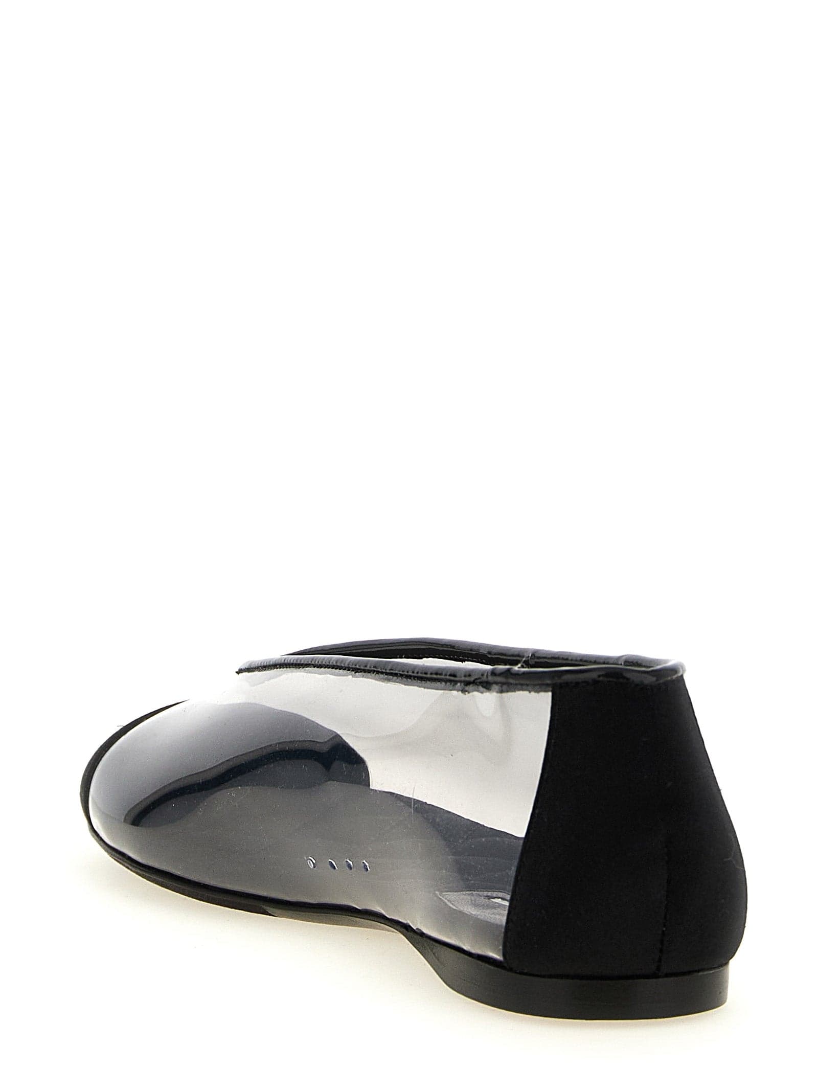 Moschino Black Pvc Ballet Flats - 3
