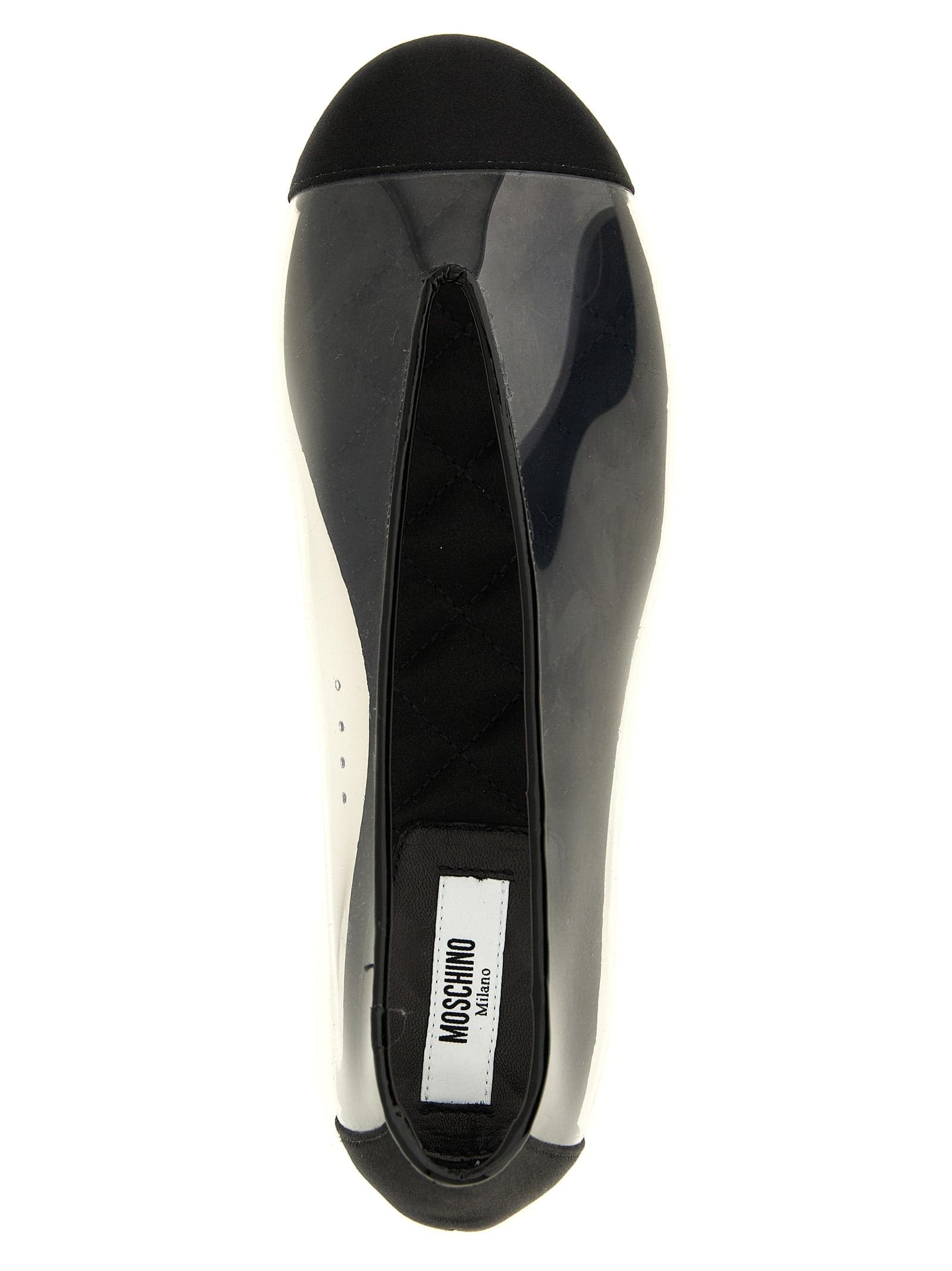 Moschino Black Pvc Ballet Flats - 4