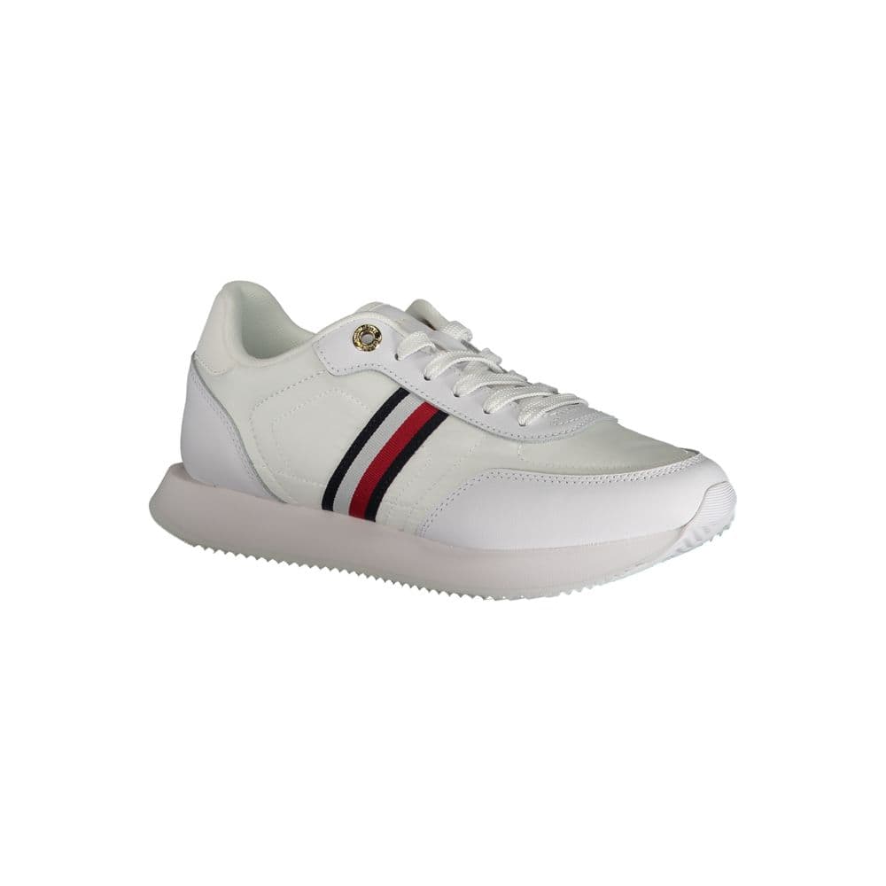 Tommy Hilfiger White Leather Women Sneaker - 2