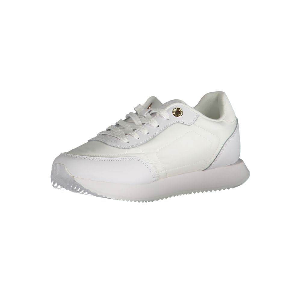 Tommy Hilfiger White Leather Women Sneaker - 3