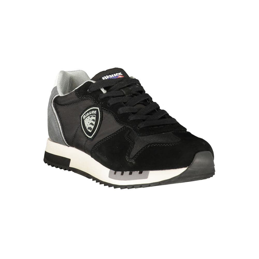 Blauer Black Polyurethane Men's Sneaker - 2