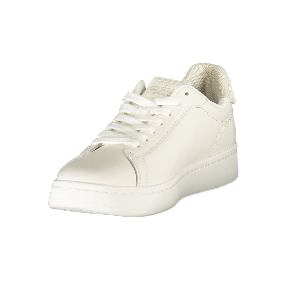 Tommy Hilfiger Bianco Polyurethane Women's Sneaker - 3