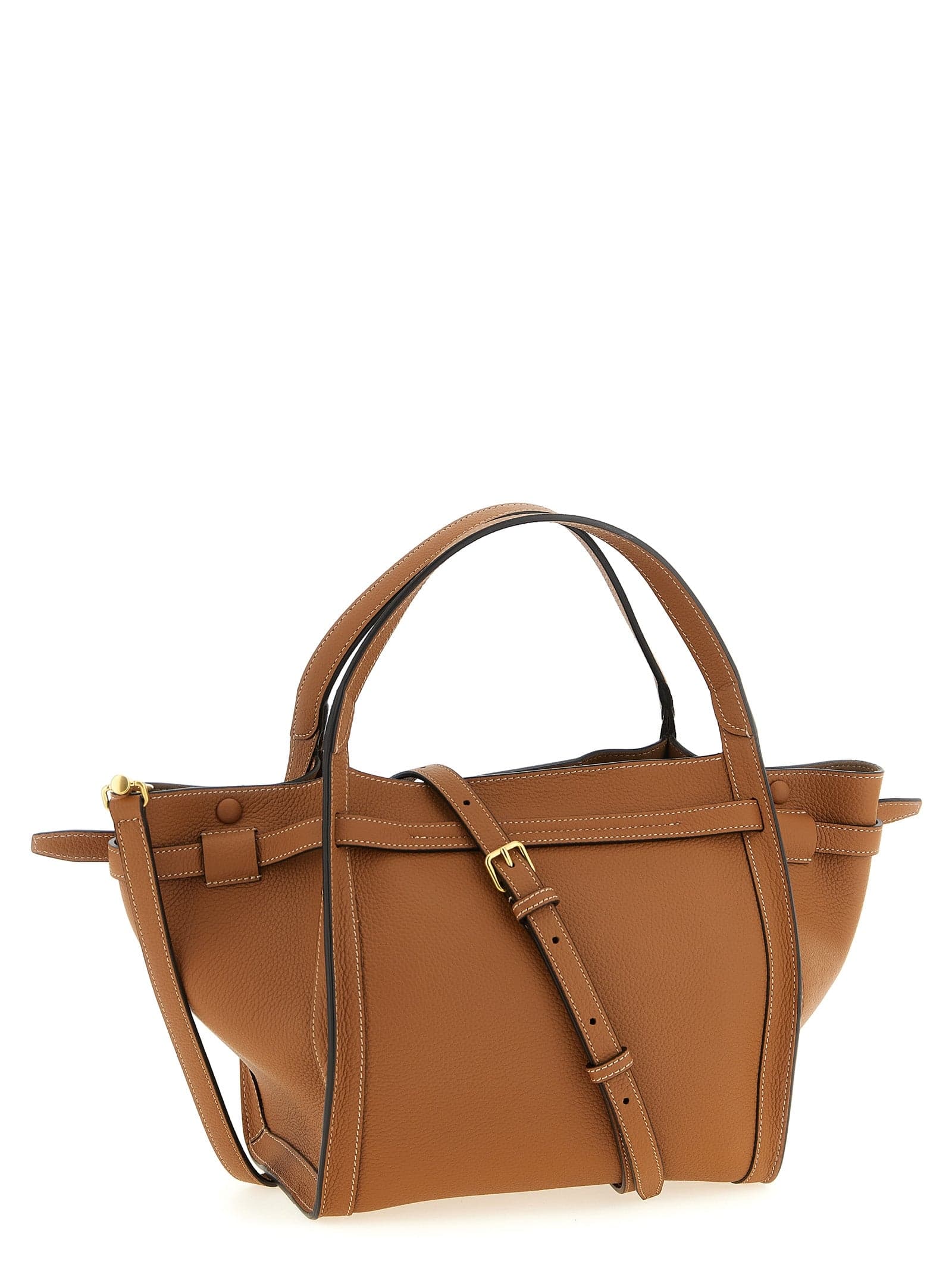 Tod's Brown Calfskin Tote Bag - 2