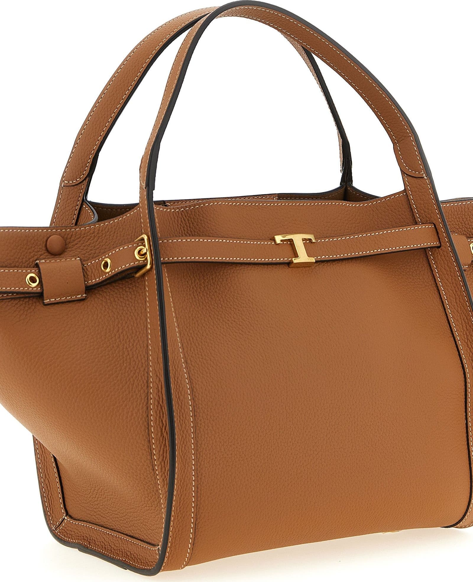Tod's Brown Calfskin Tote Bag - 3