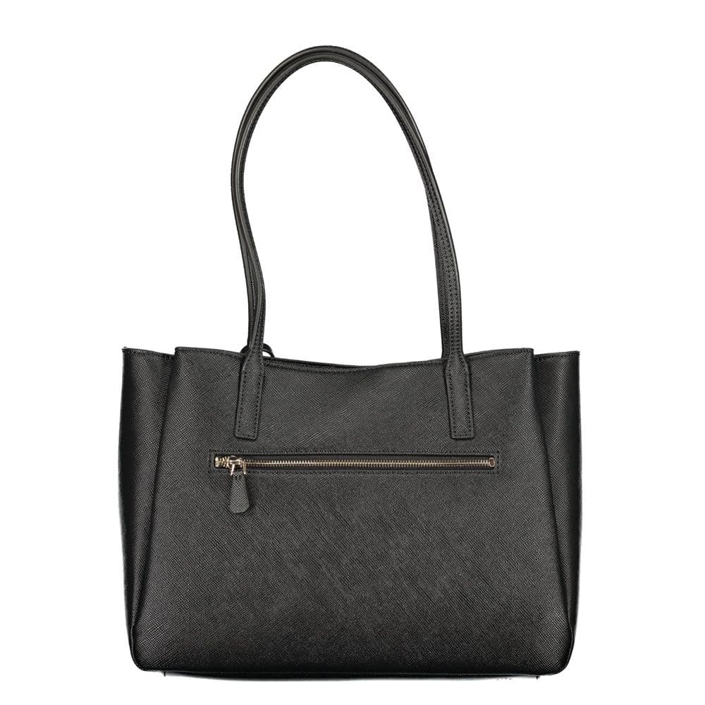 Guess Jeans Black Polyurethane Women's Bag - 2