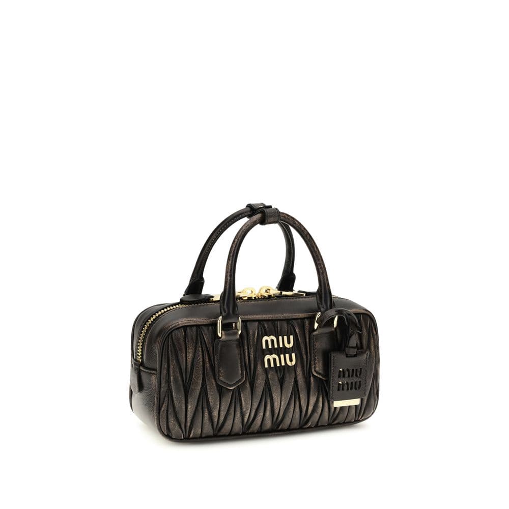Miu Miu Brown Lamb Ovis Aries Aries Handbag - 2