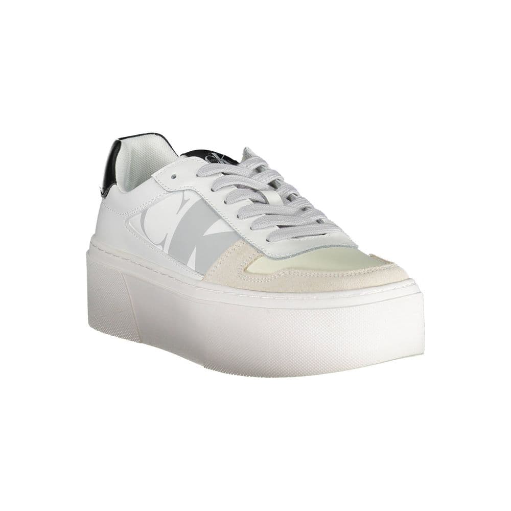 Calvin Klein White Polyester Women's Sneaker - 2