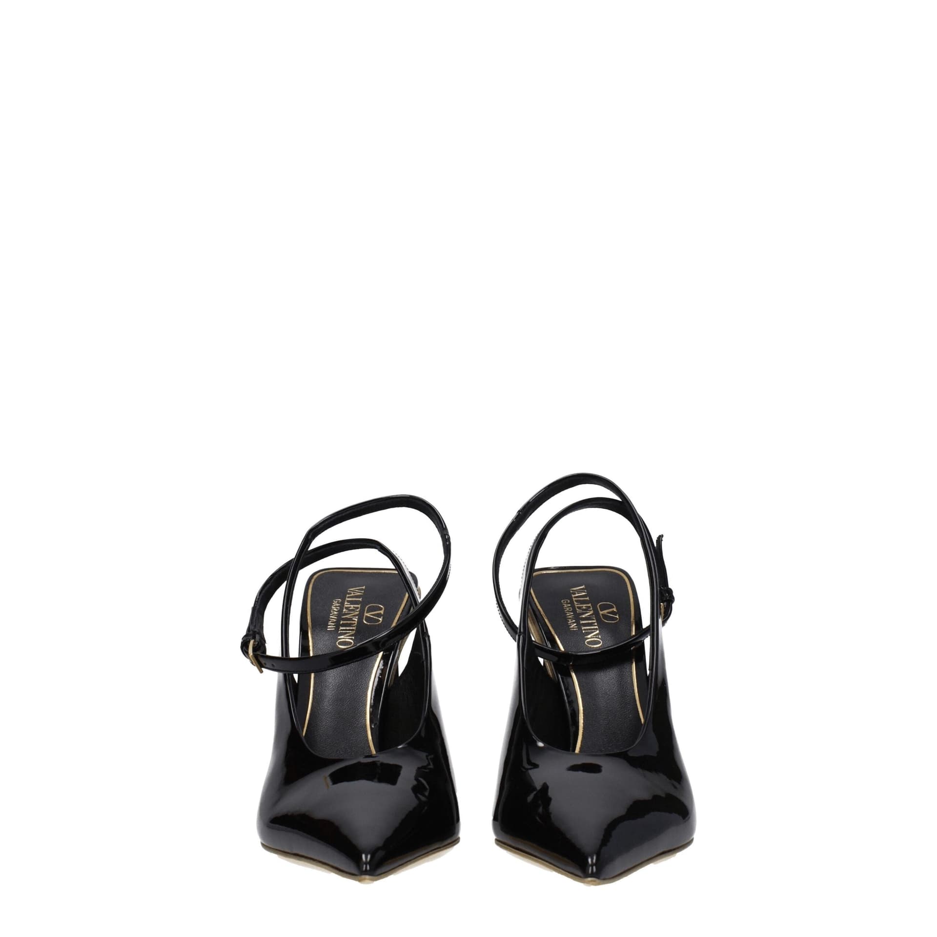 Valentino Garavani Black Leather Sandals - 3