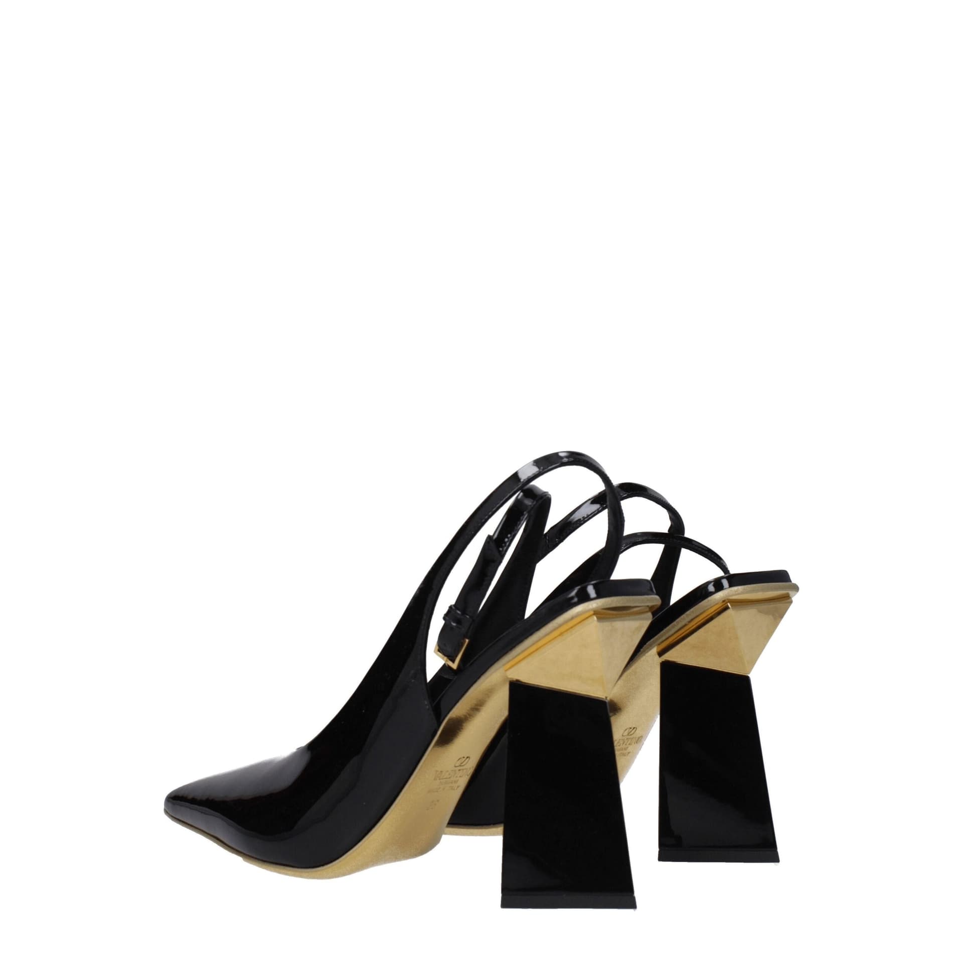 Valentino Garavani Black Leather Sandals - 4