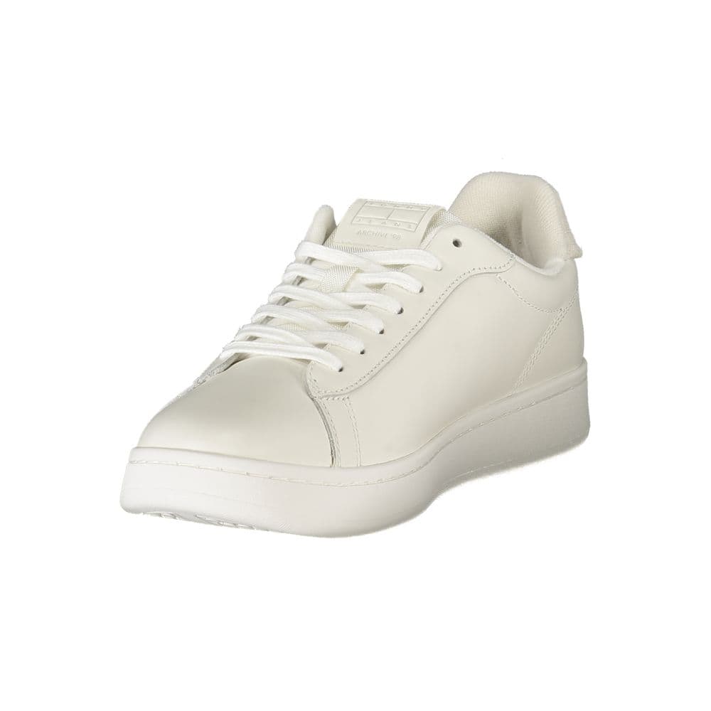 Tommy Hilfiger Bianco Polyurethane Men Sneaker - 3
