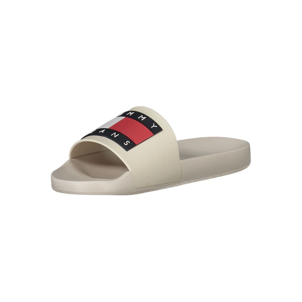 Tommy Hilfiger Beige Polyurethane Men's Slipper - 3