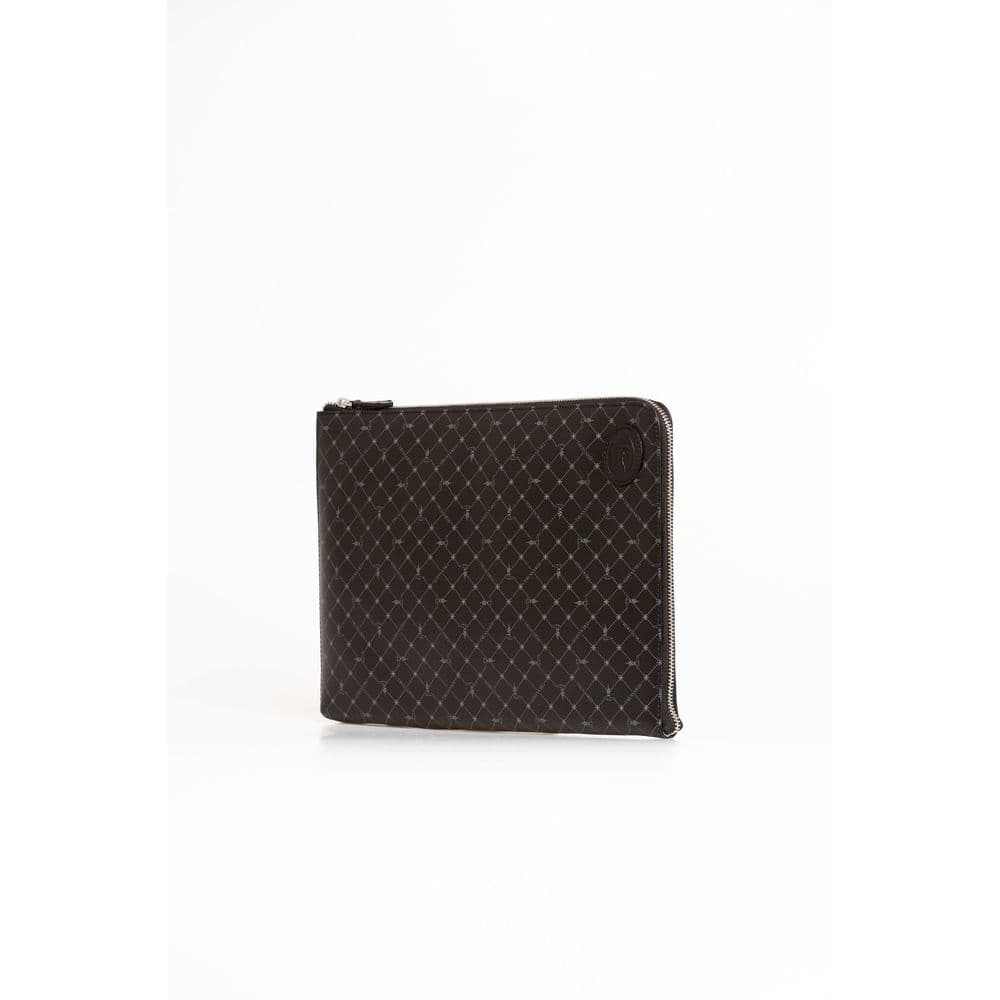 Trussardi Black Leather Men Clutch - 2
