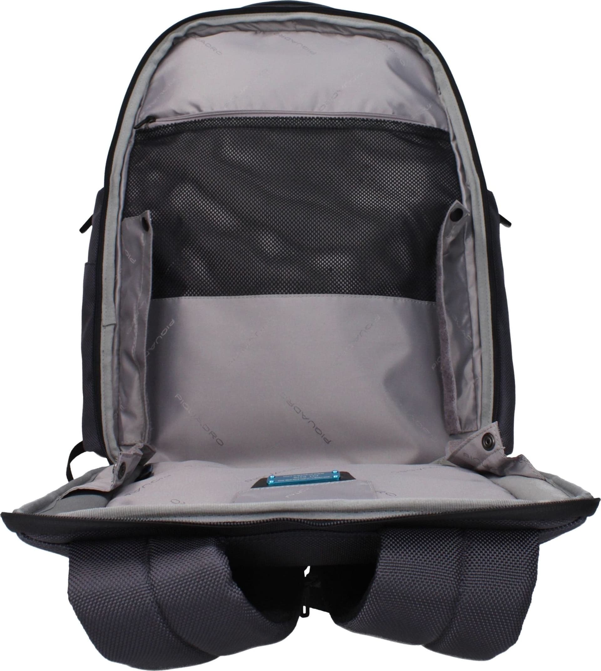 Piquadro Gray Nylon Backpack - 4