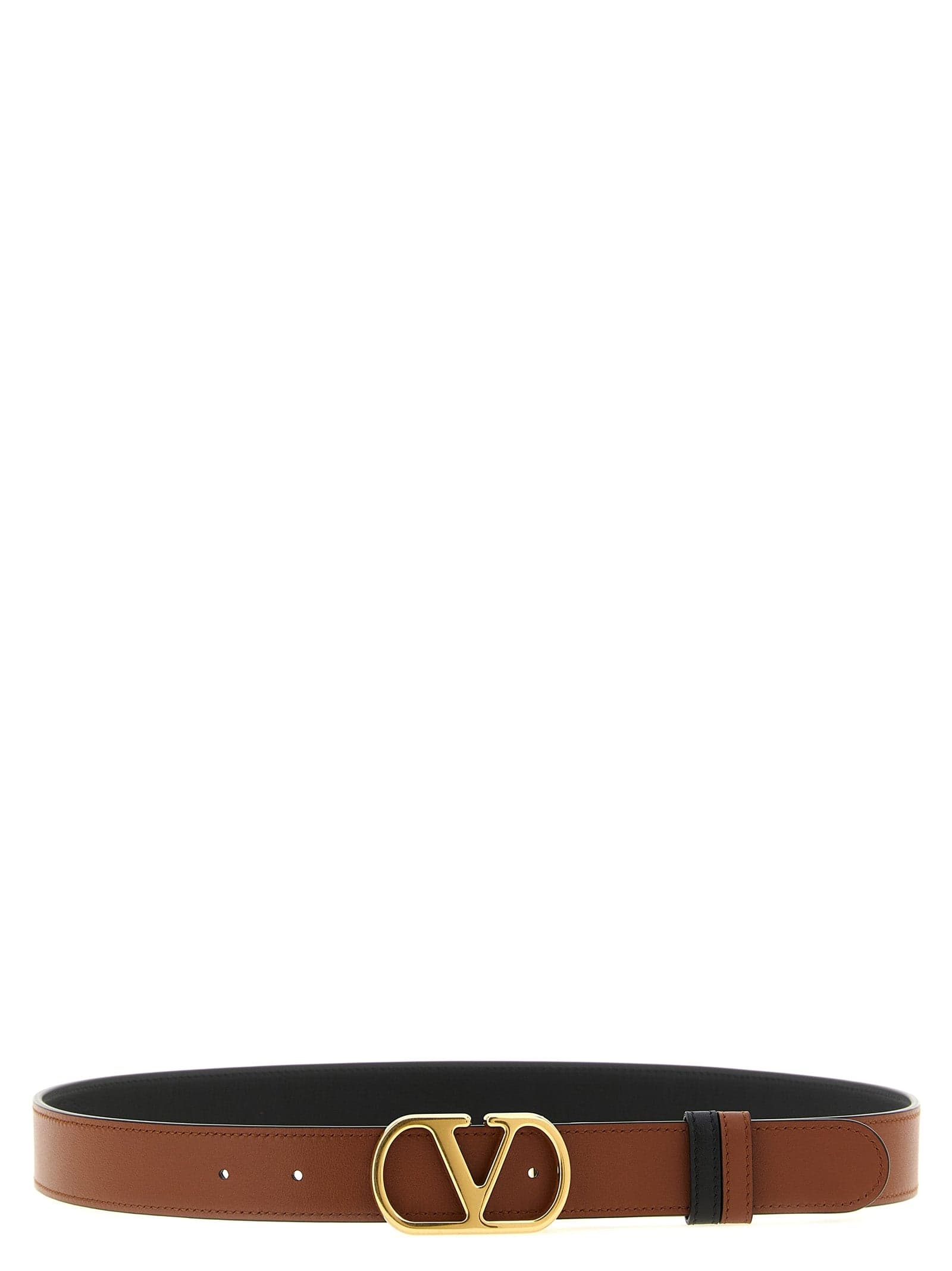 Valentino Garavani Black Calfskin Regular Belt - 2