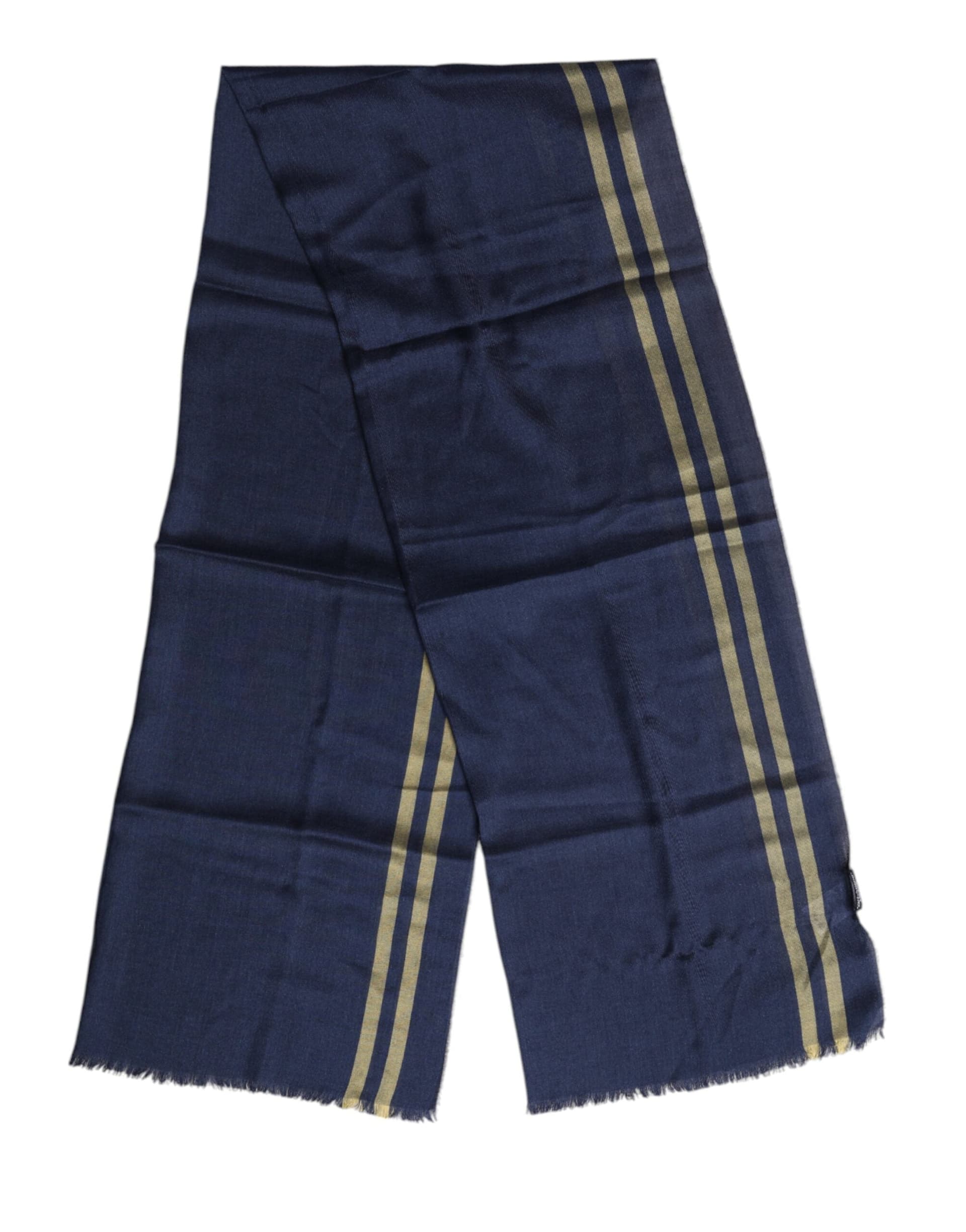 Dolce & Gabbana Blue Cashmere Neck Warmer Wrap Shawl Scarf - 2