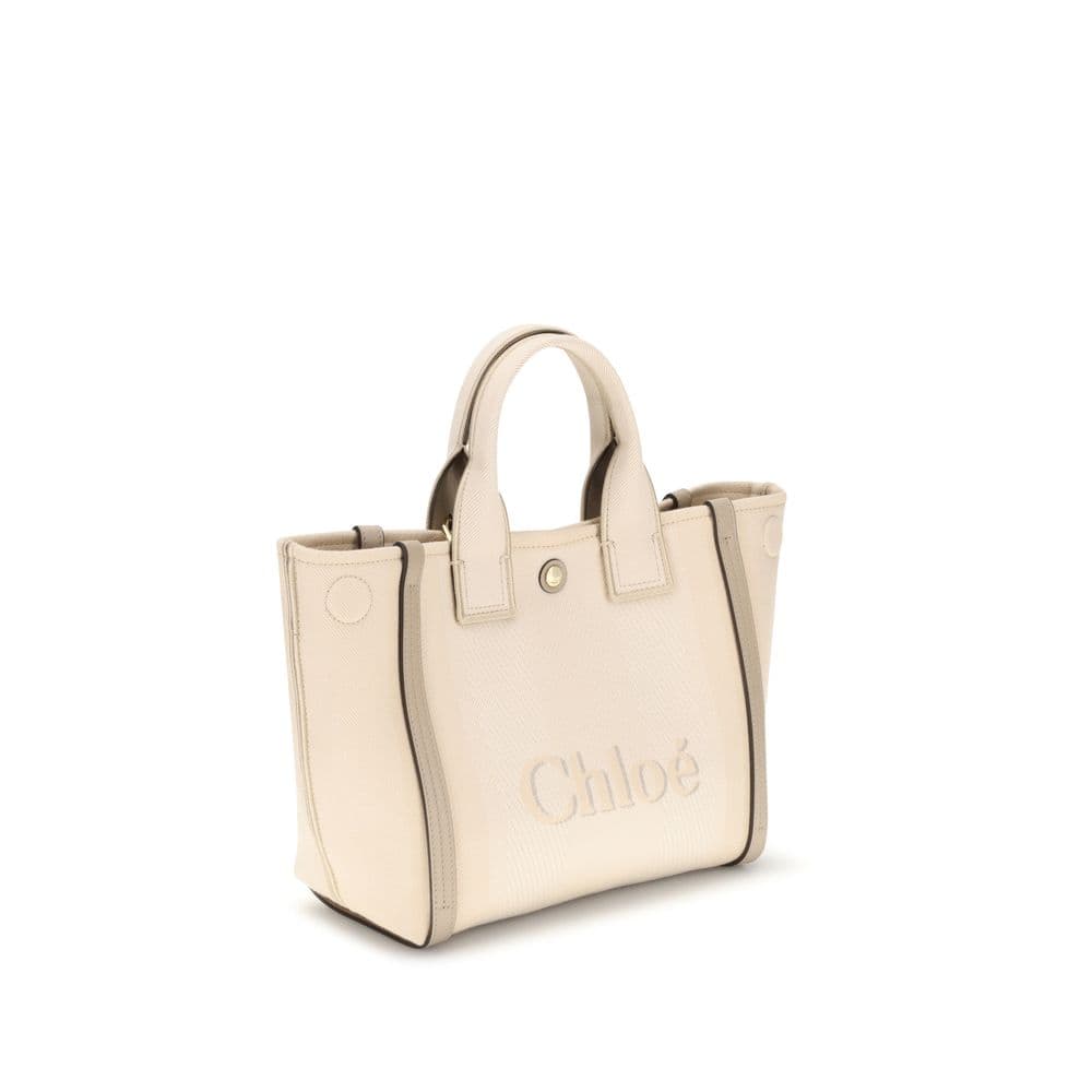 Chloé Beige Cotton Handbag - 2