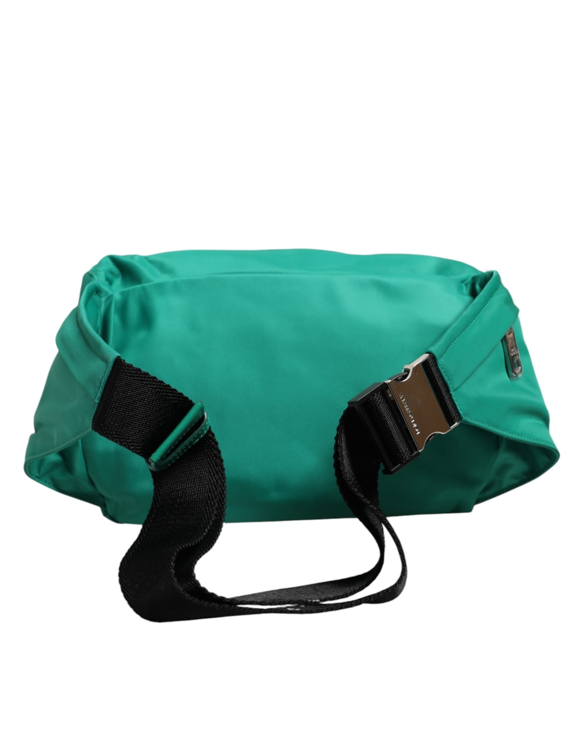 Dolce & Gabbana Green Logo Plaque Nylon Waist Fanny Pack Men's Borse Bag - 4