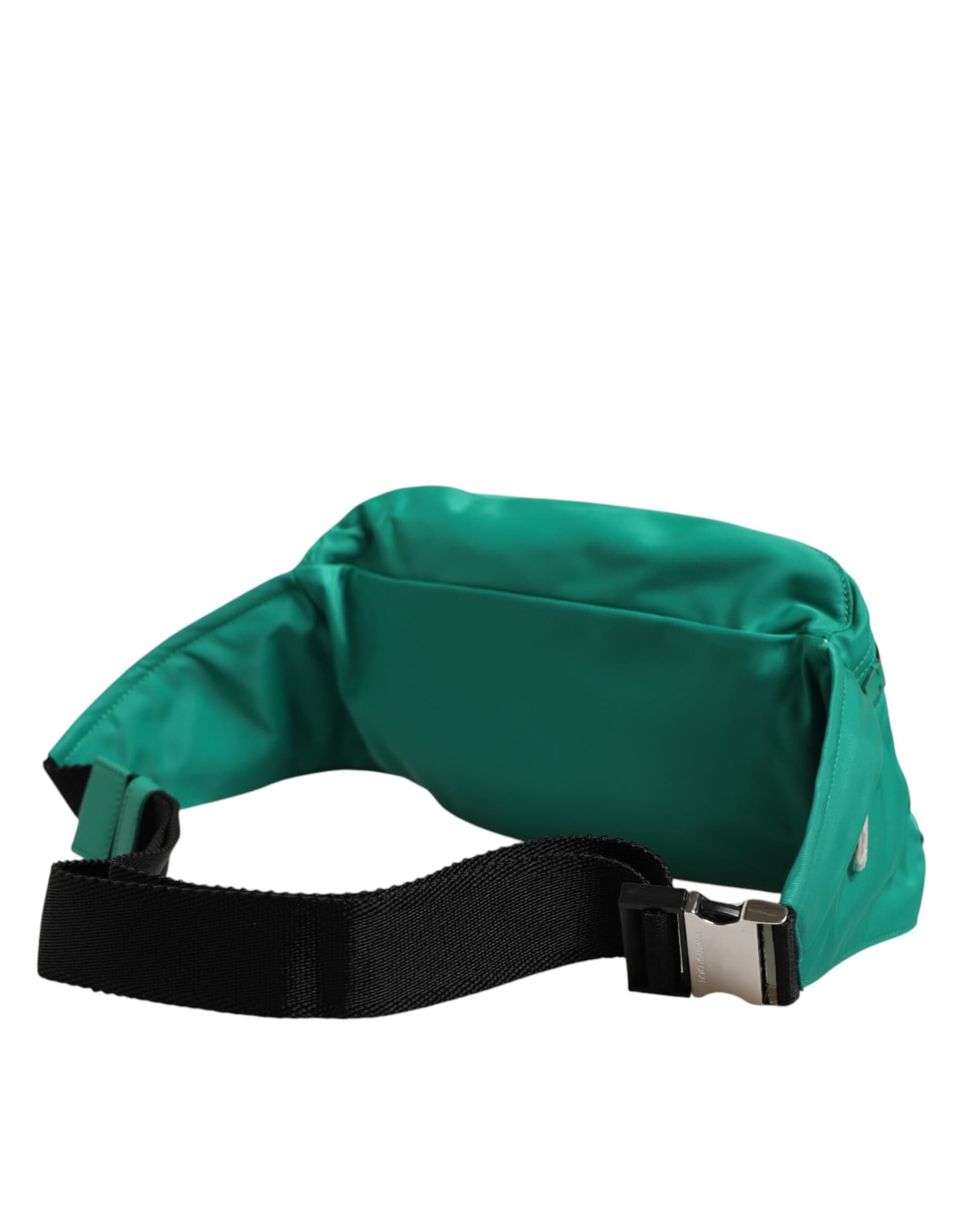 Dolce & Gabbana Green Logo Plaque Nylon Waist Fanny Pack Men's Borse Bag - 5