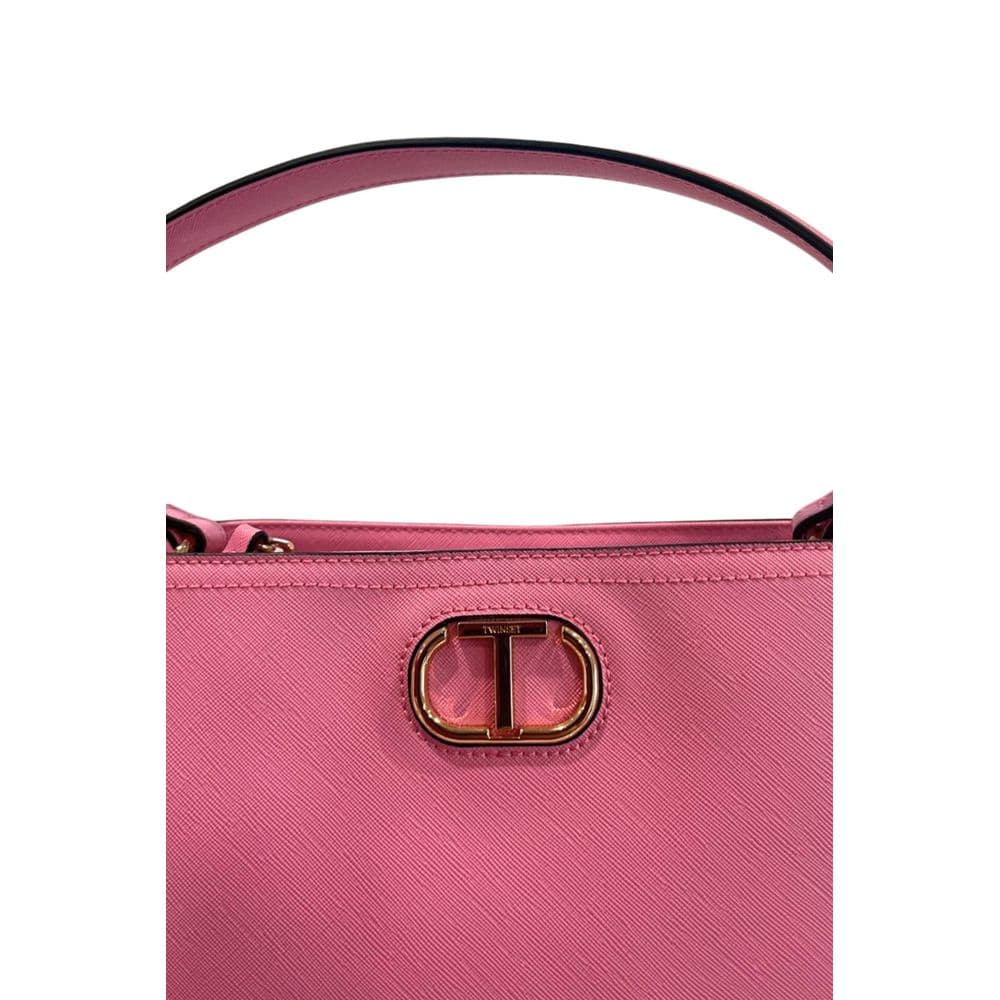 Twinset Pink PU Women Handbag - 5