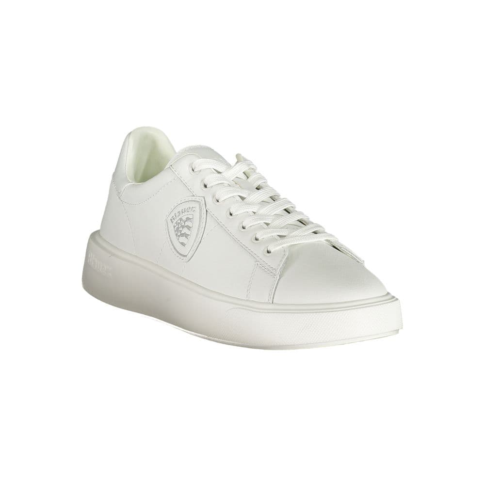 Blauer White Polyurethane Men Sneaker - 2