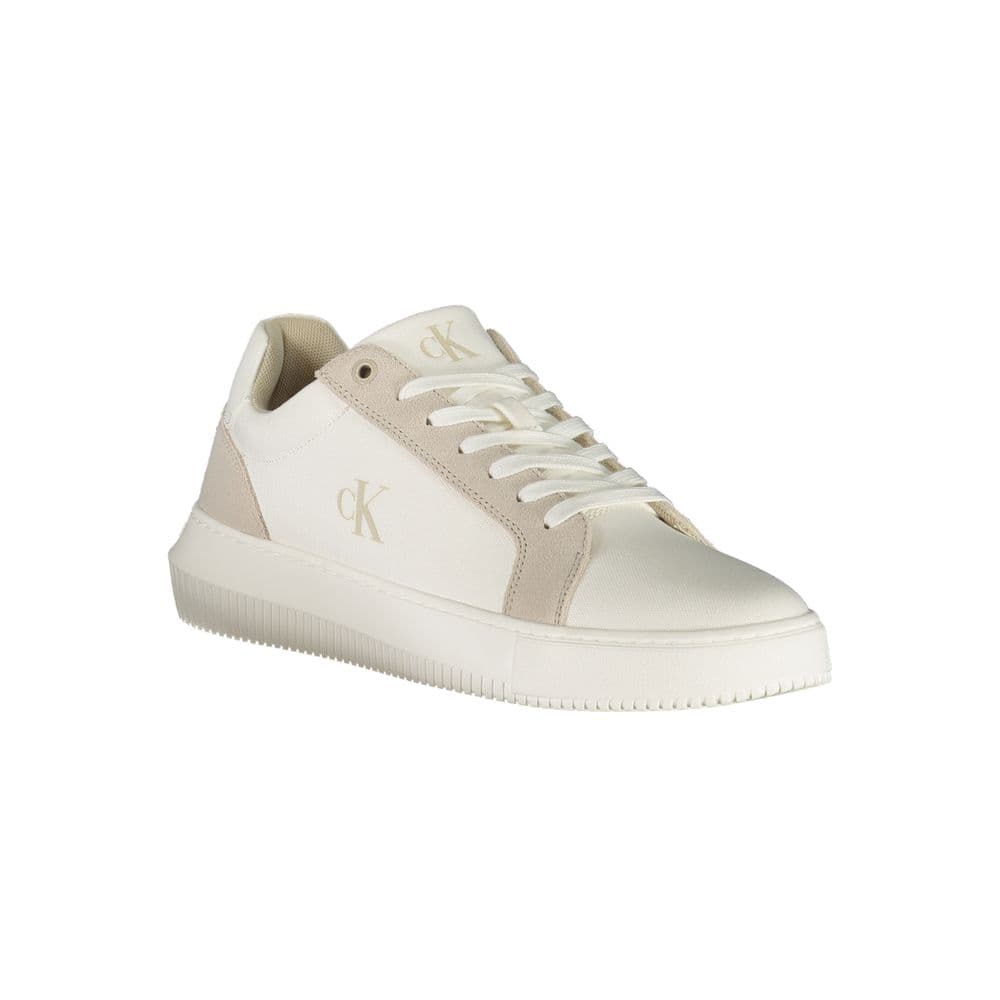 Calvin Klein White Polyurethane Men's Sneaker - 2