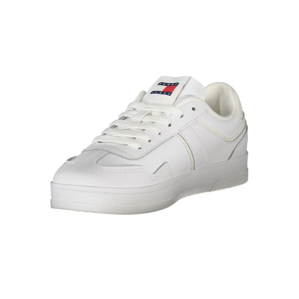 Tommy Hilfiger Bianco Polyurethane Women Sneaker - 3