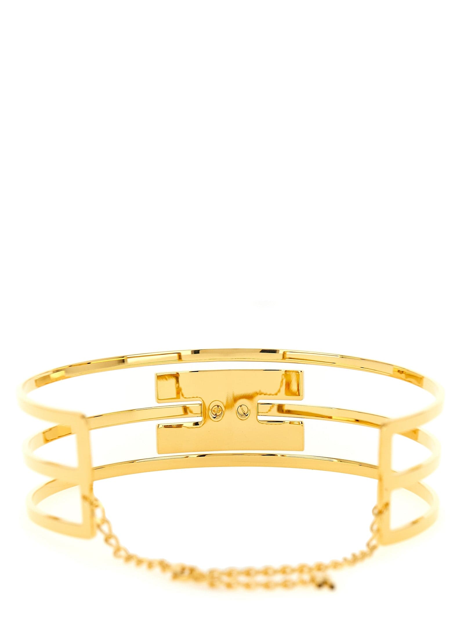 Elisabetta Franchi Gold Brass Necklace - 2