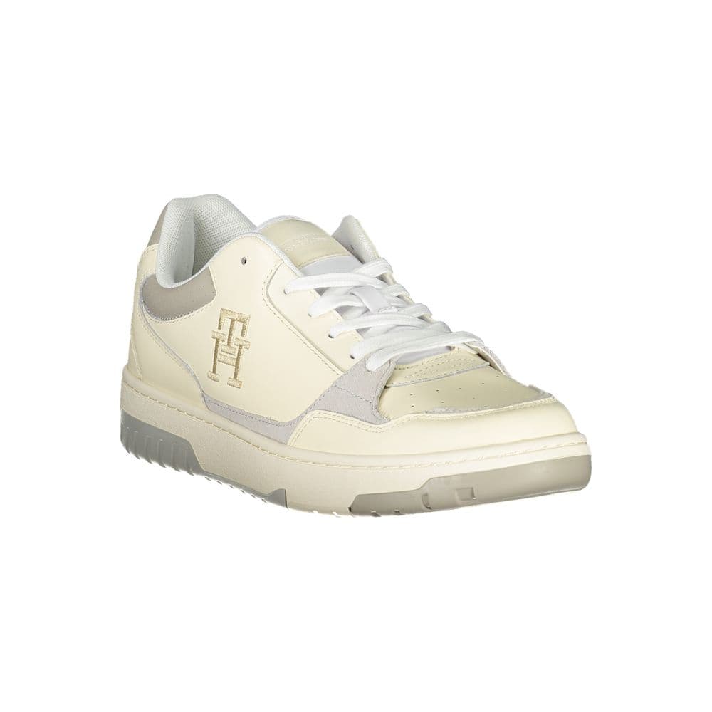 Tommy Hilfiger Beige Sports Sneakers with Unique Embroidery - 2