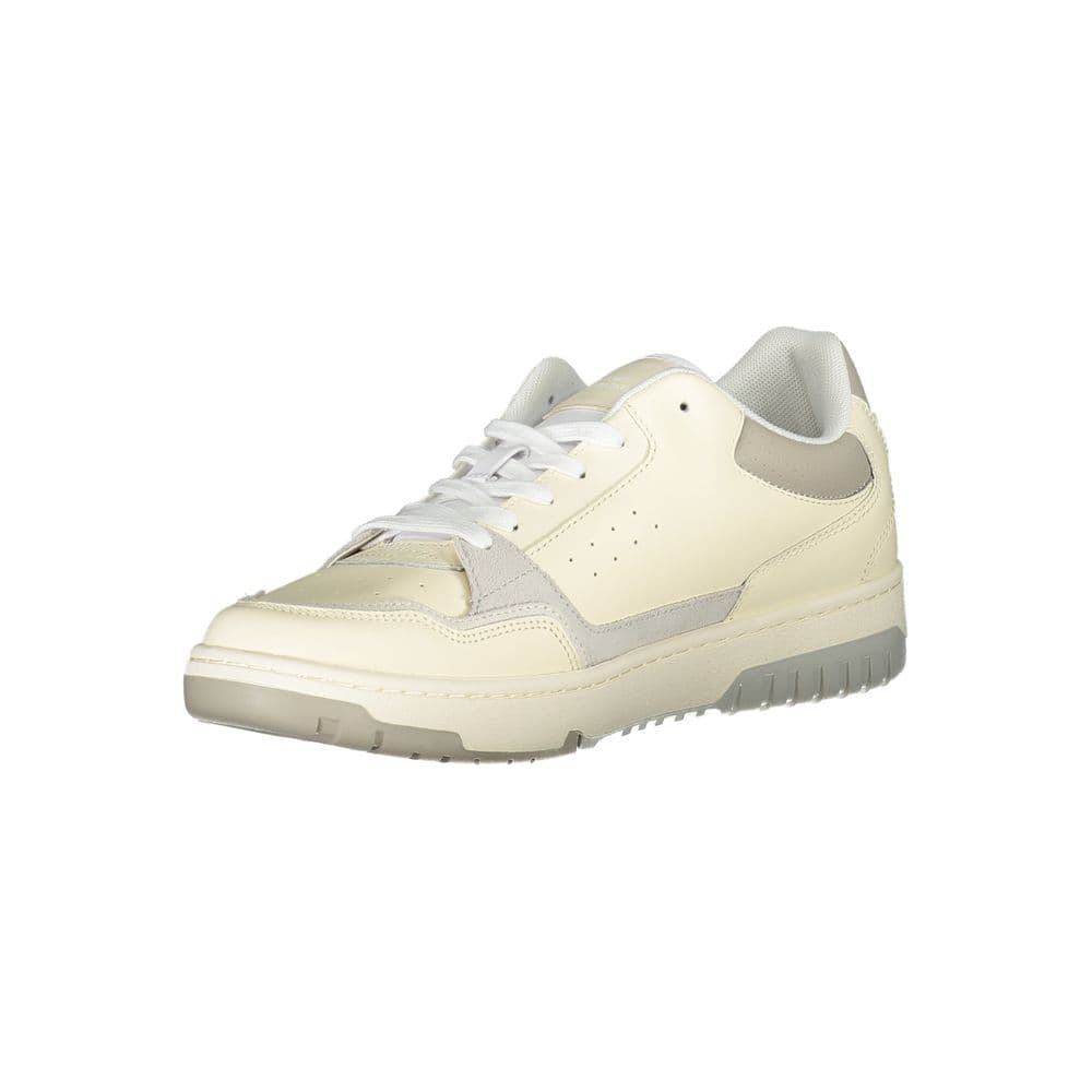 Tommy Hilfiger Beige Sports Sneakers with Unique Embroidery - 3