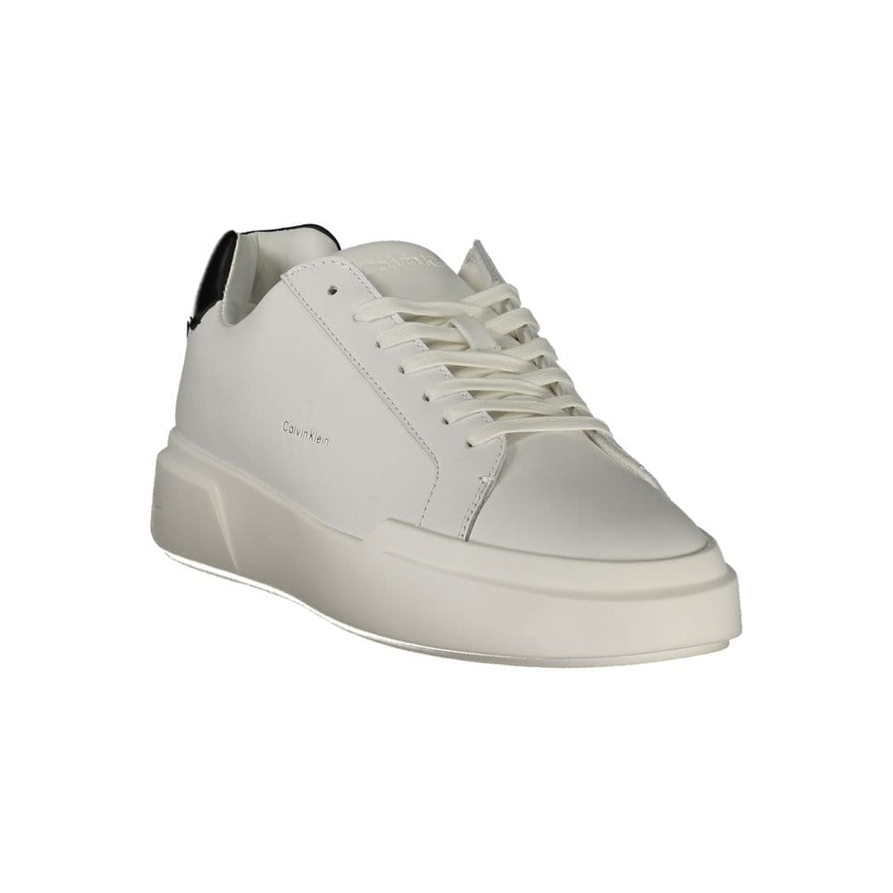 Calvin Klein Bianco Leather Men Sneaker - 2