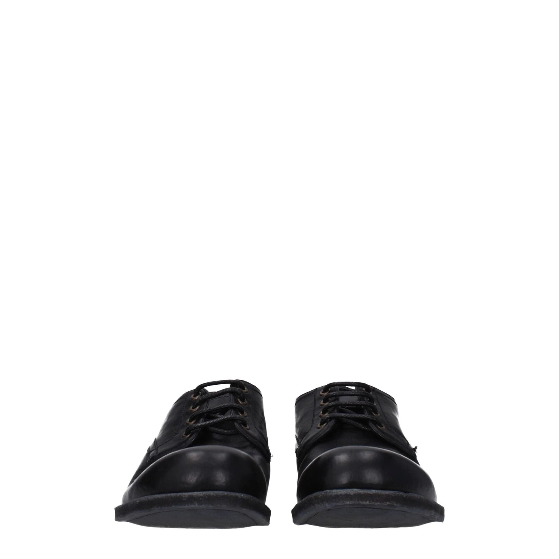 Dolce & Gabbana Black Leather Oxfords And Derbies - 3