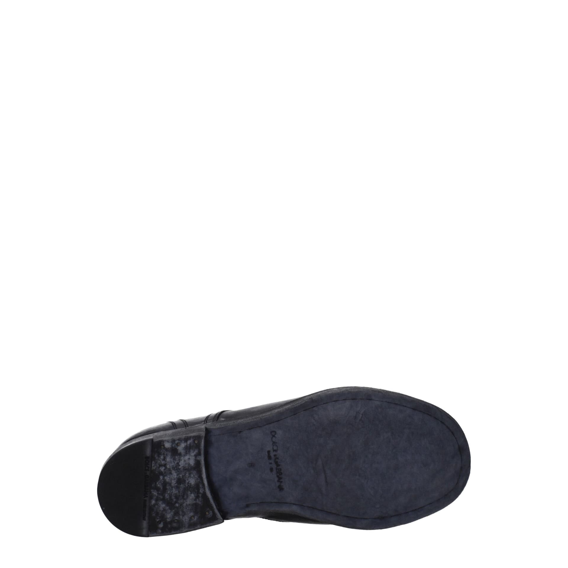 Dolce & Gabbana Black Leather Oxfords And Derbies - 5