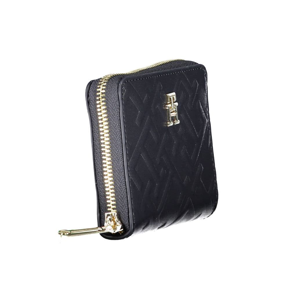 Tommy Hilfiger Blue Polyurethane Women Wallet - 3