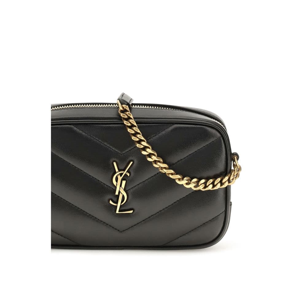 Saint Laurent Black Lamb Ovis Aries Aries Shoulder Bag - 4