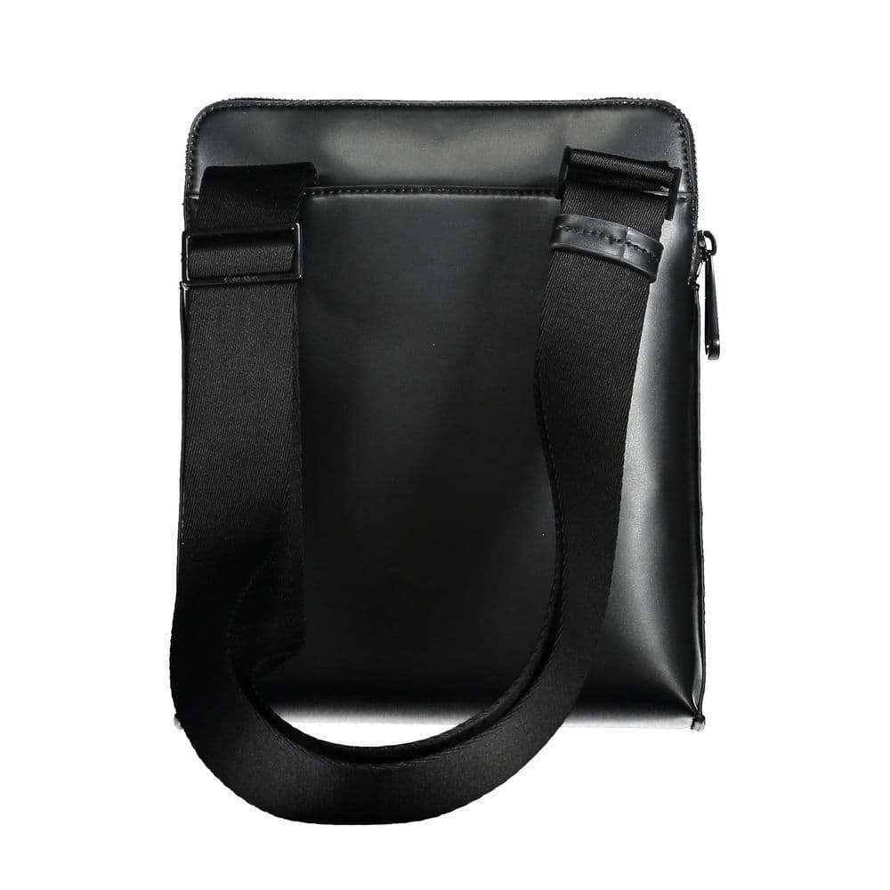 Calvin Klein Black Polyurethane Men's Shoulder Bag - 2