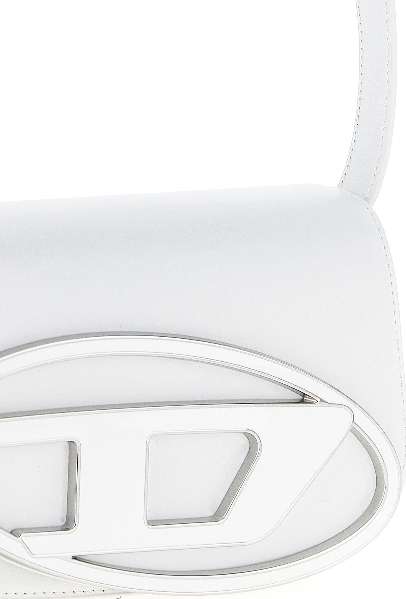 Diesel White Cowhide Shoulder Bag - 3