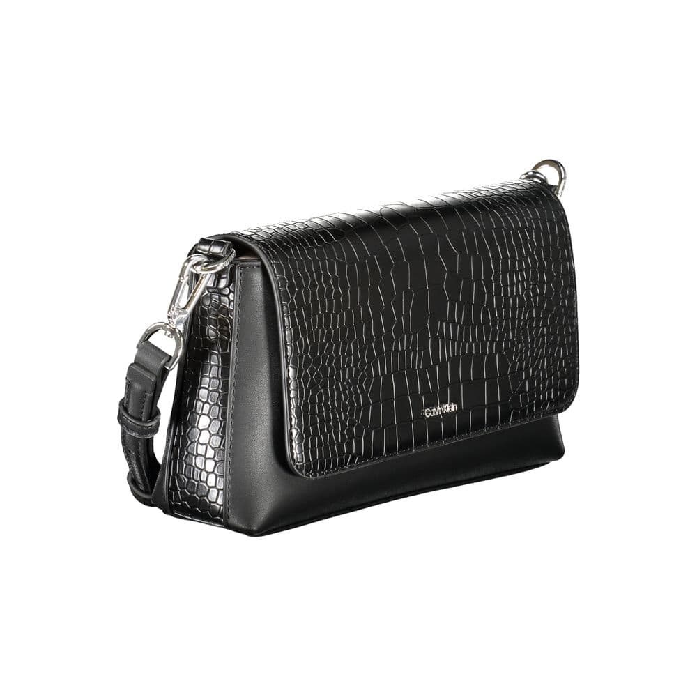 Calvin Klein Black Polyurethane Women Handbag - 3