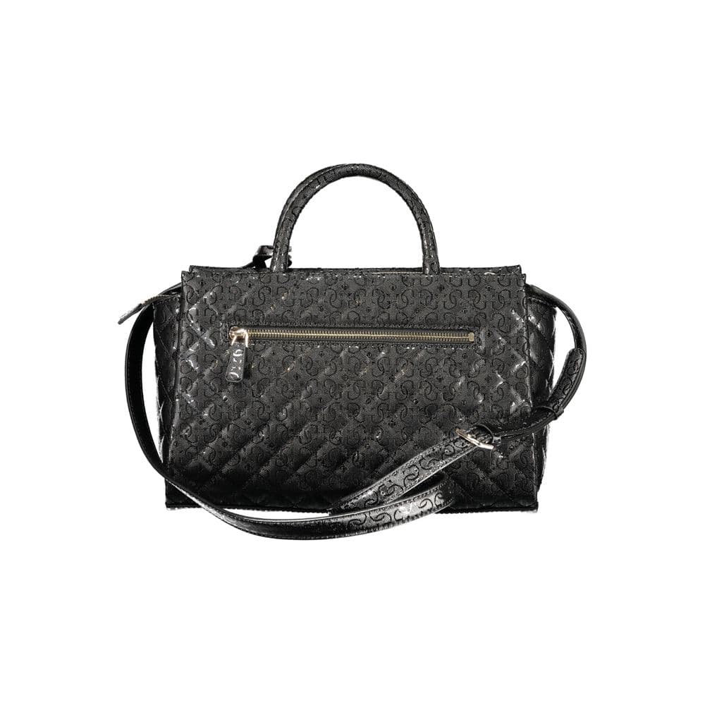 Guess Jeans Black Polyurethane Women's Handbag - 2